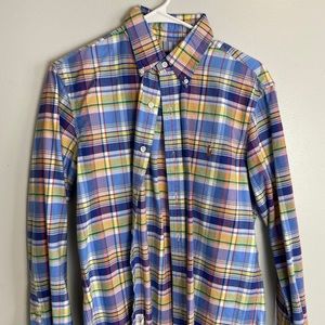 Multi-colored Ralph Lauren Button down. (S)
